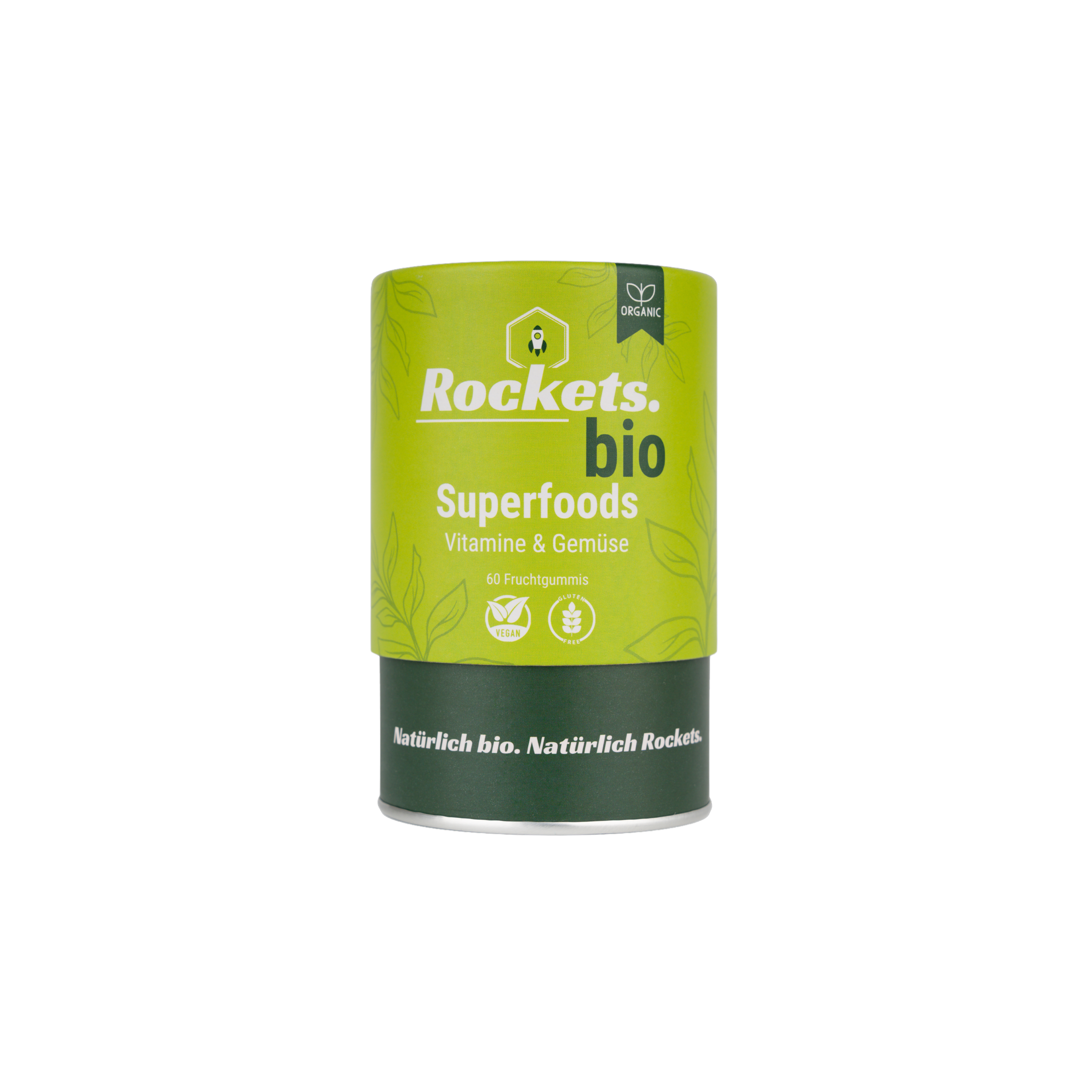 Bio Superfoods: Bio Gemüse Fruchtgummis mit Vitaminen  ohne Süßstoffe, vegan, DE-ÖKO-006