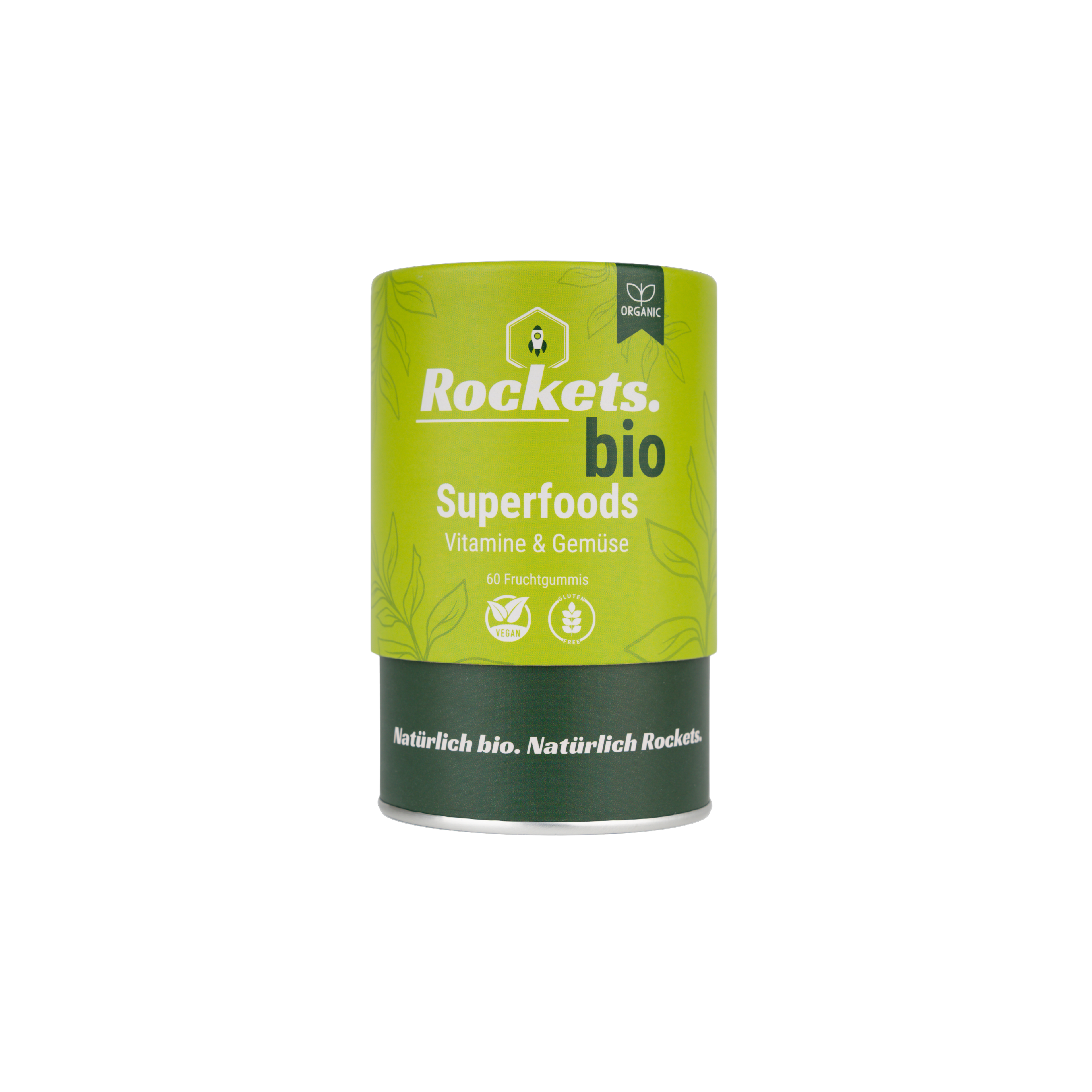 Bio Superfoods: Bio Gemüse Fruchtgummis mit Vitaminen  ohne Süßstoffe, vegan, DE-ÖKO-006