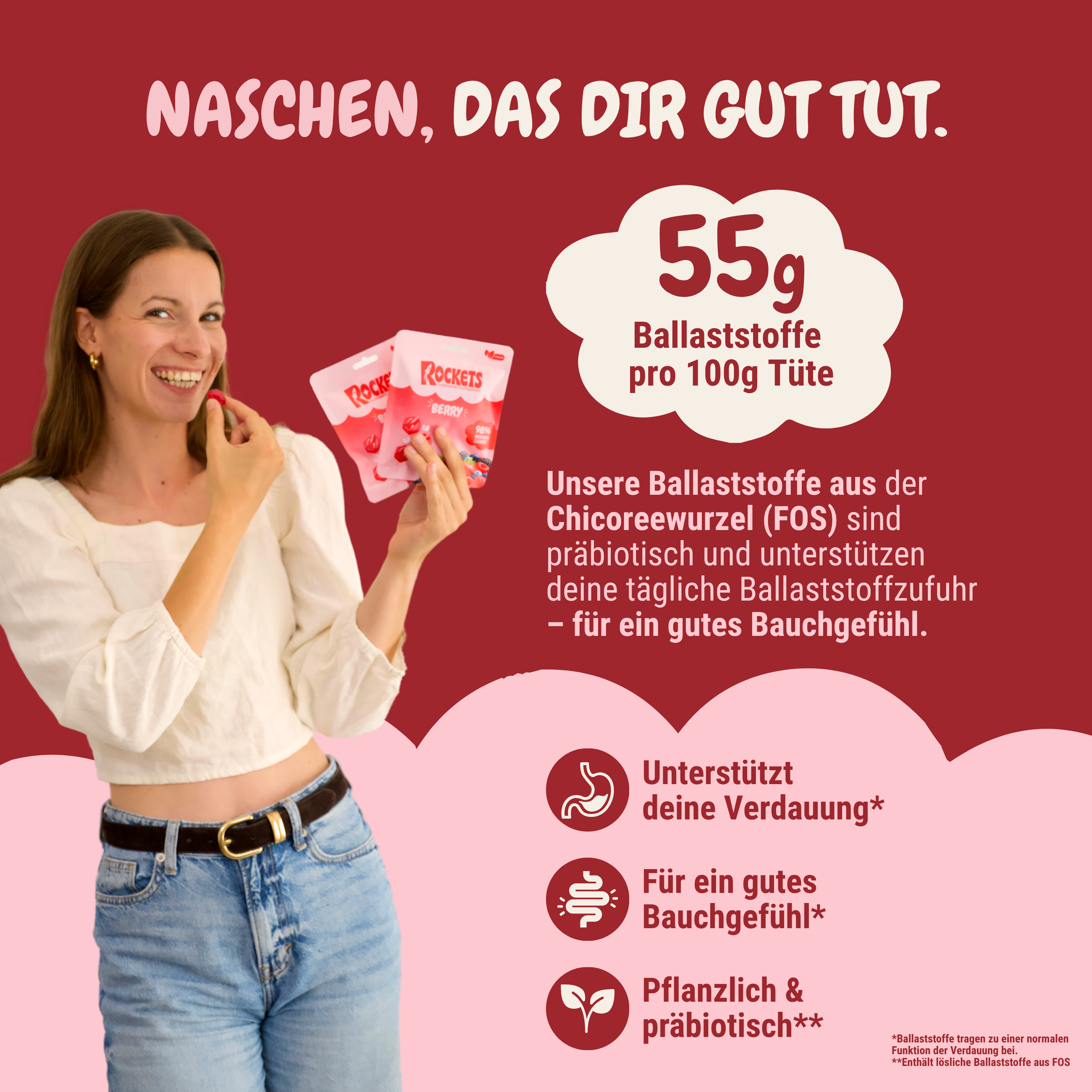 Tasty Berry Gummies – Fruchtgummis ohne Industriezucker & Süßstoffe, vegan, eigene Herstellung in Deutschland