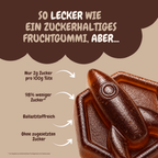 Bio Koffein Gummies  – Kaffee Koffein Bio Fruchtgummis ohne Industriezucker & Süßstoffe, vegan, eigene Herstellung in Deutschland