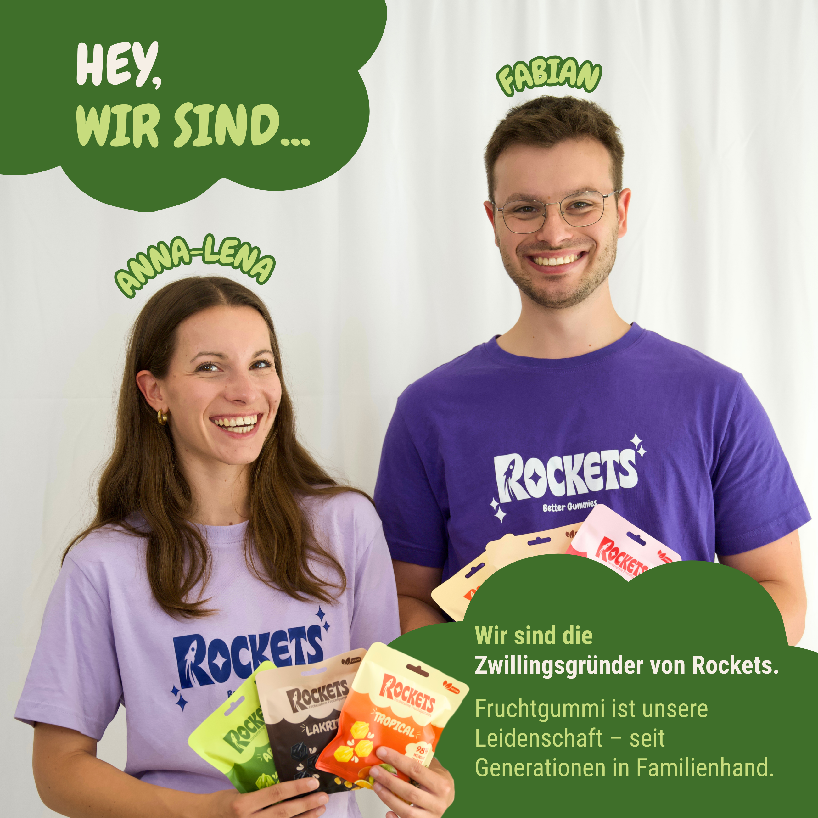 Fresh Apple Gummies  – Fruchtgummis ohne Industriezucker & Süßstoffe, vegan, eigene Herstellung in Deutschland