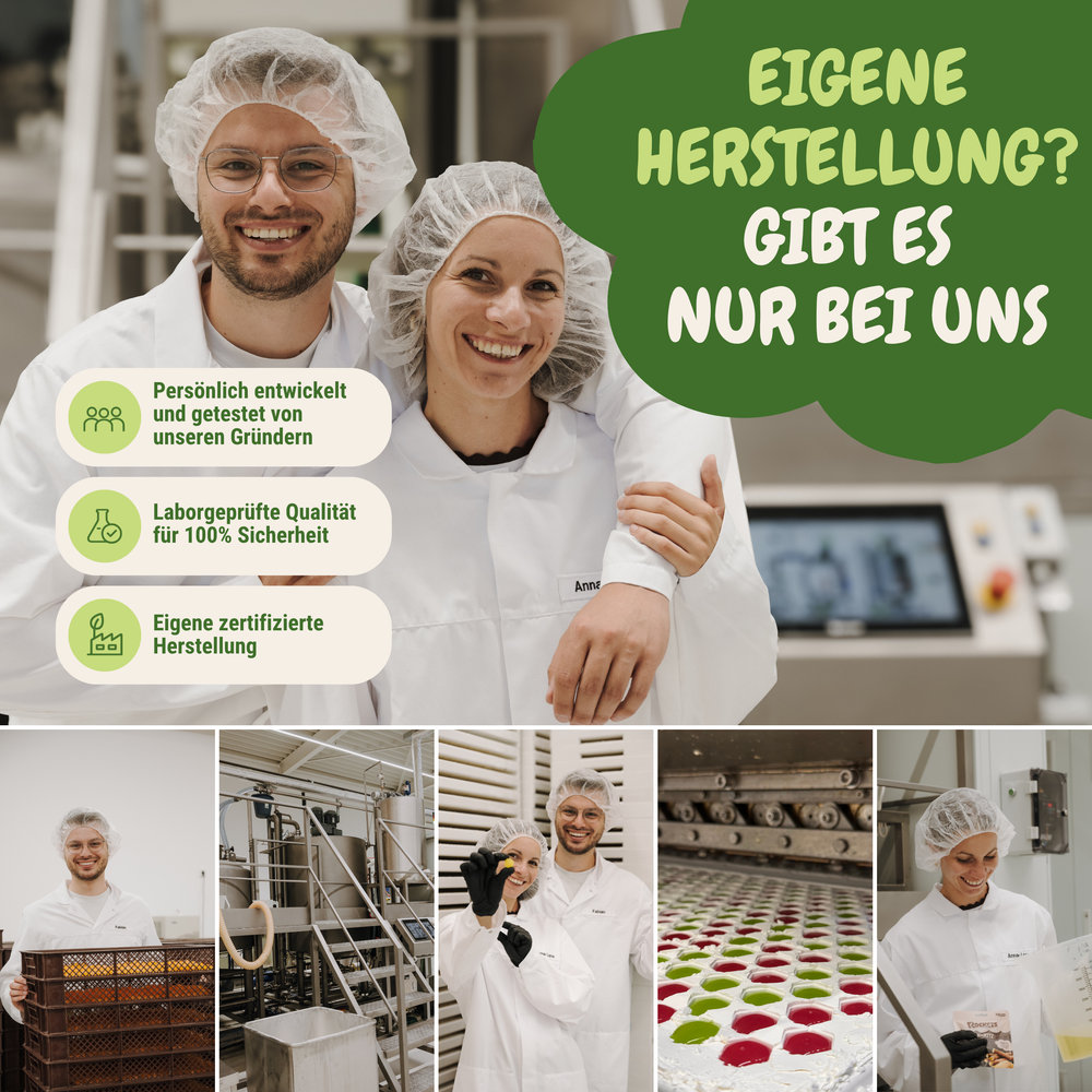 Fresh Apple Gummies  – Fruchtgummis ohne Industriezucker & Süßstoffe, vegan, eigene Herstellung in Deutschland