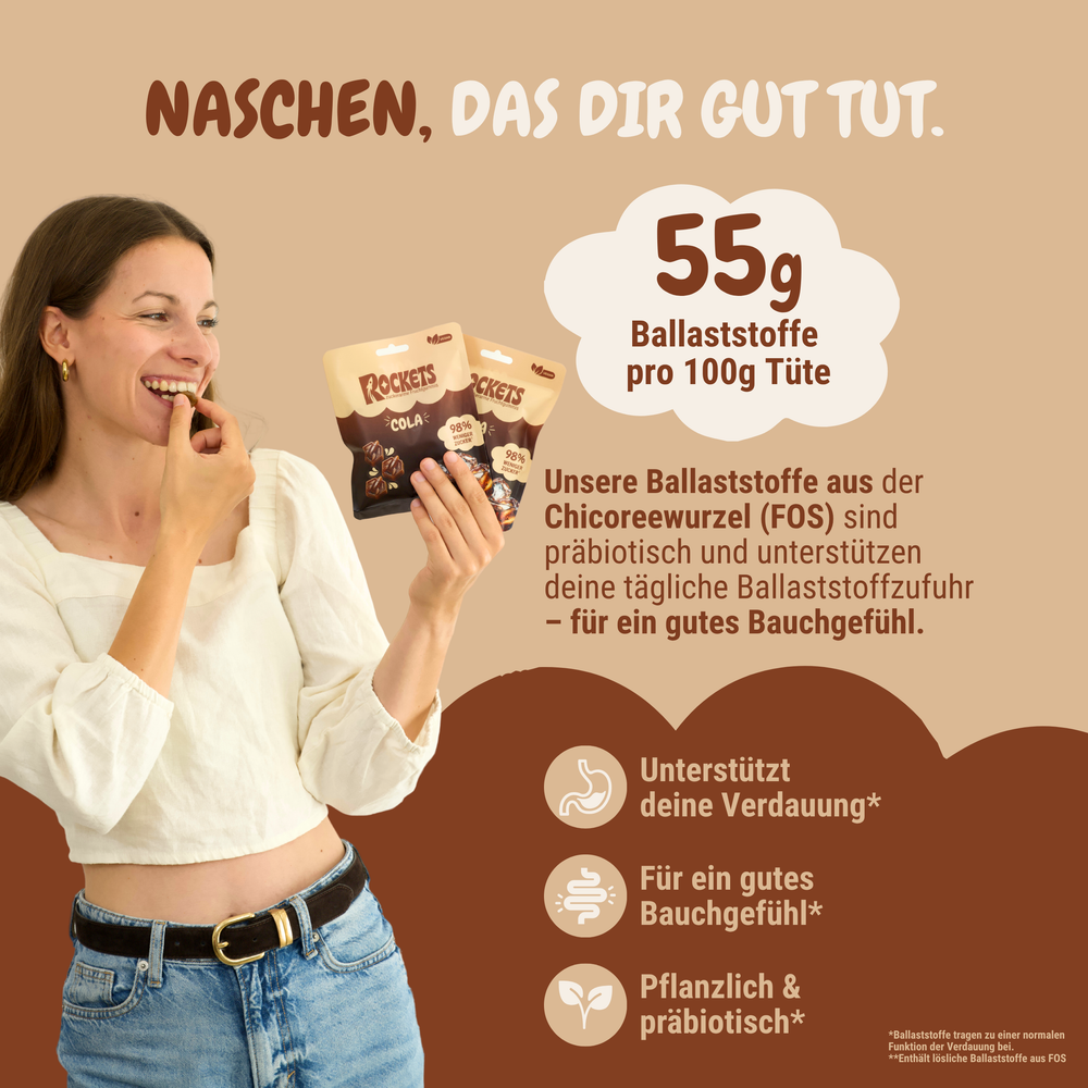 Cool Cola Gummies  – Cola Fruchtgummis ohne Industriezucker & Süßstoffe, vegan, eigene Herstellung in Deutschland