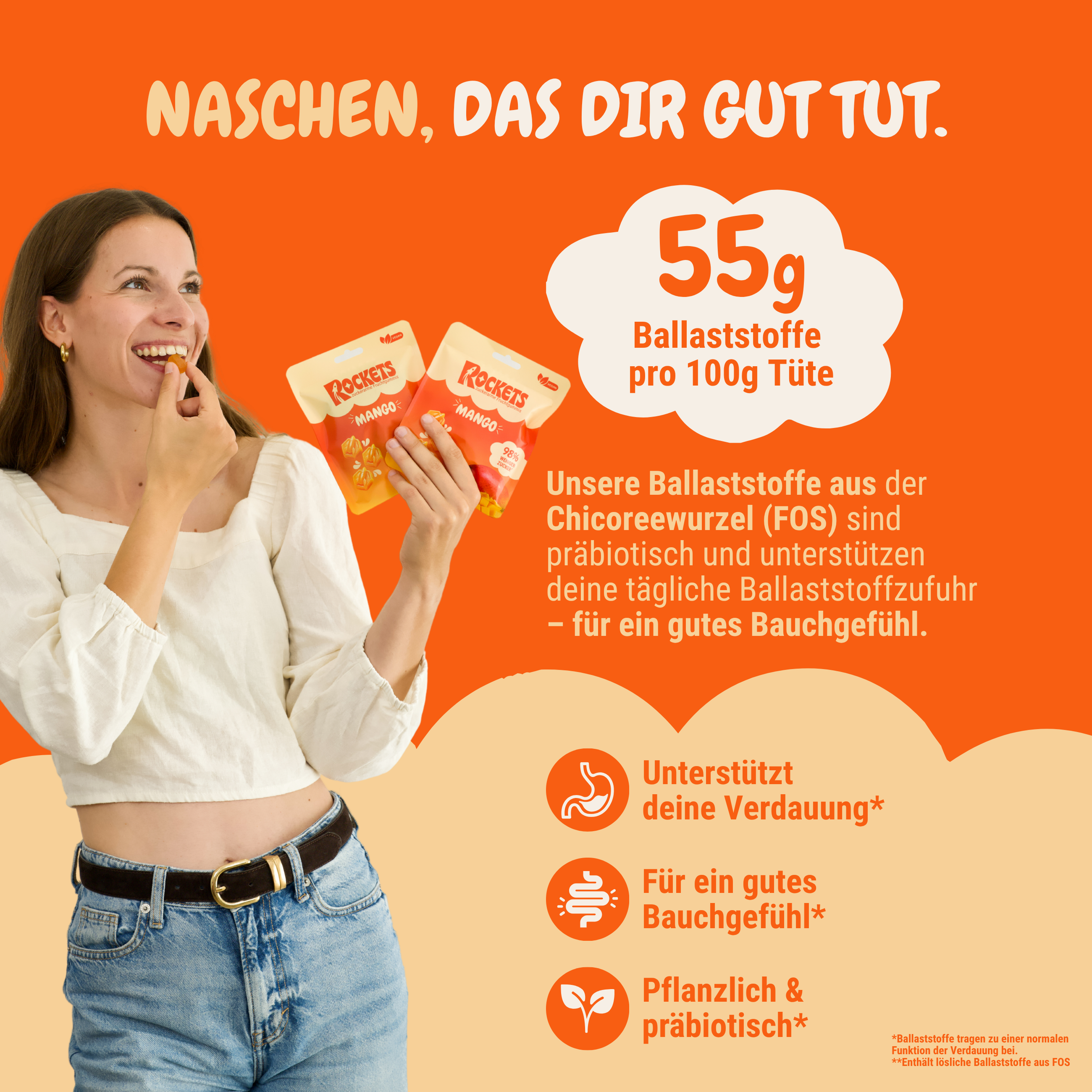 Juicy Mango Gummies – Fruchtgummis ohne Industriezucker & Süßstoffe, vegan, eigene Herstellung in Deutschland