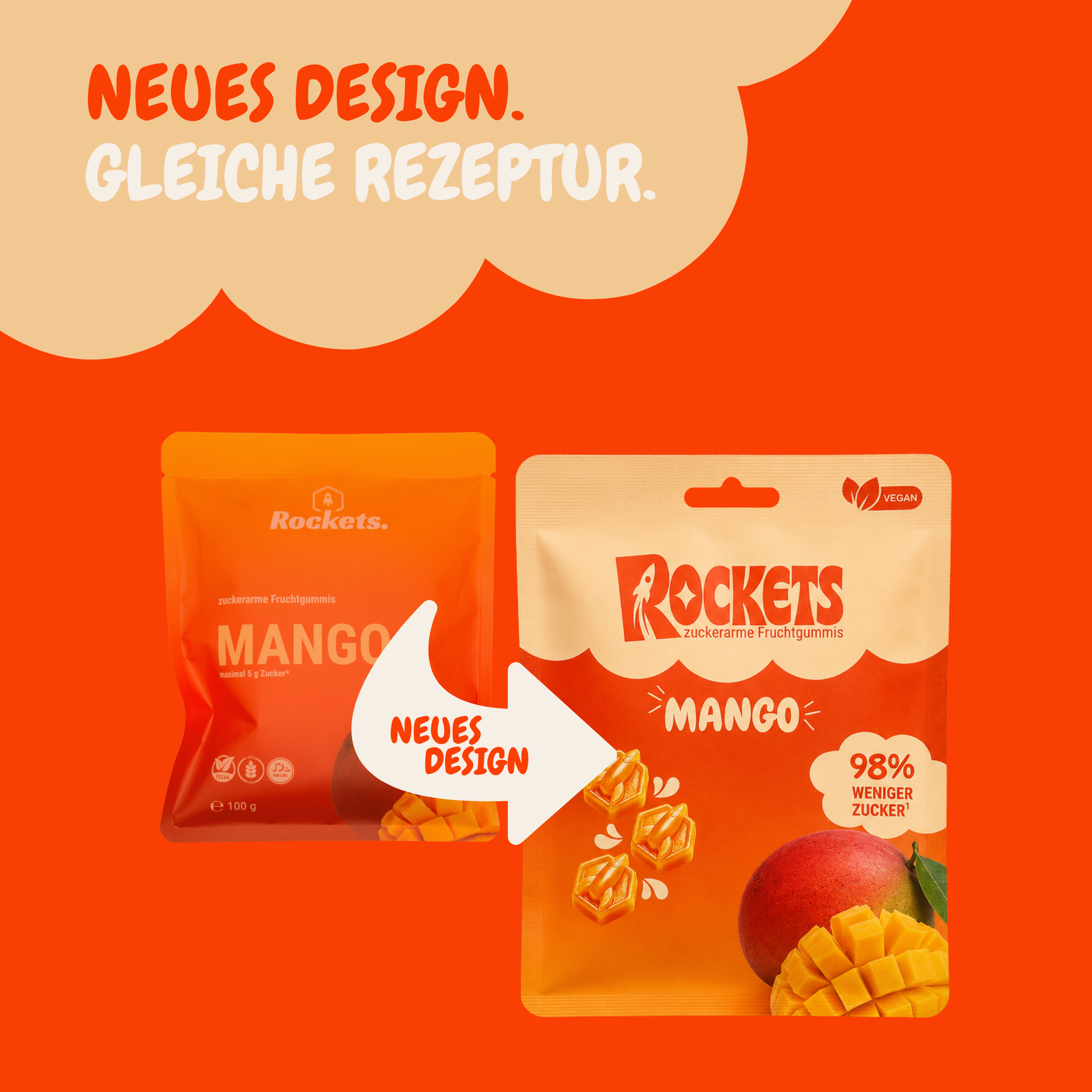 Juicy Mango Gummies – Fruchtgummis ohne Industriezucker & Süßstoffe, vegan, eigene Herstellung in Deutschland