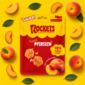 Sauer Pfirsich Gummies  – Fruchtgummis ohne Industriezucker & Süßstoffe, vegan, eigene Herstellung in Deutschland