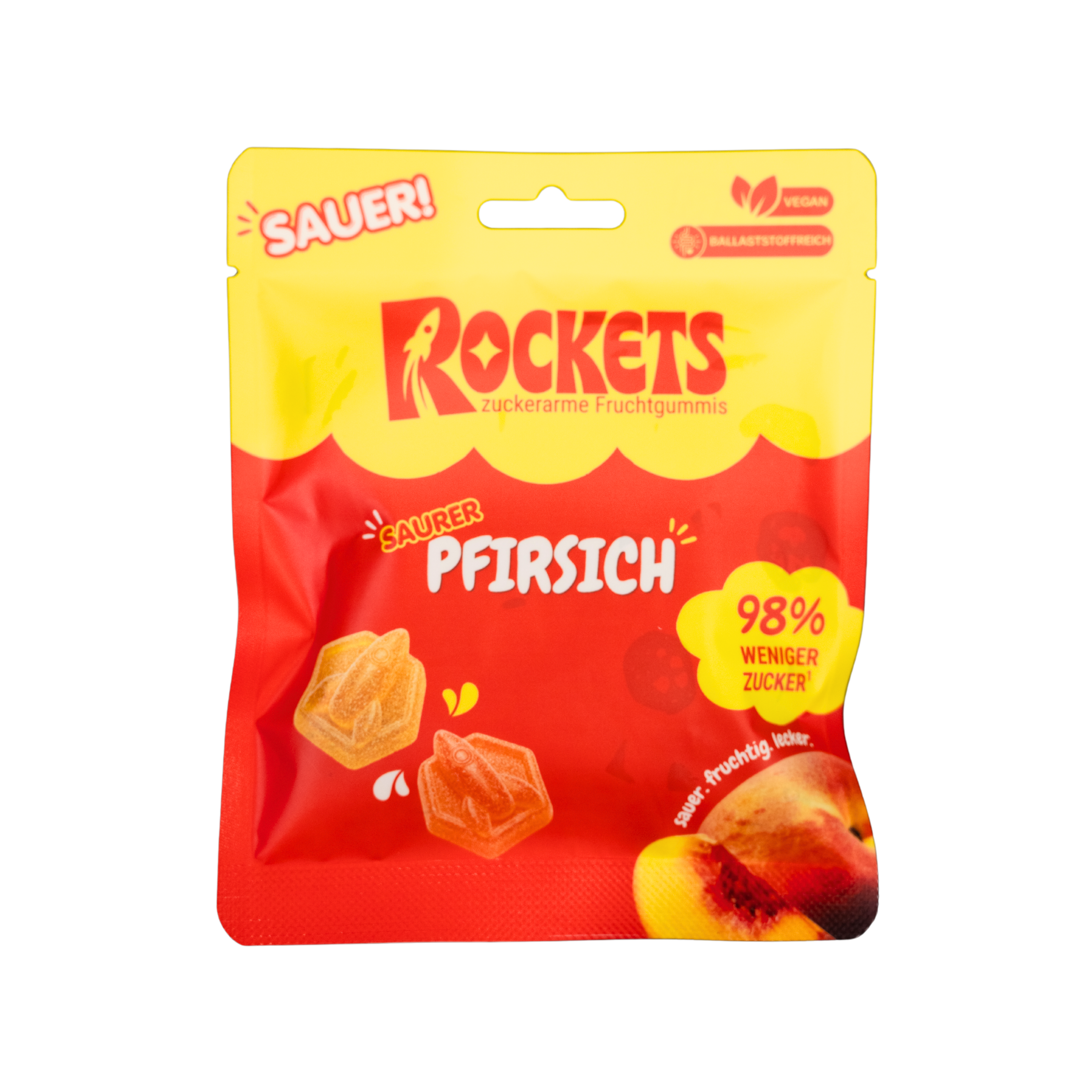 Saurer Pfirsich