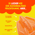 Sauer Pfirsich Gummies  – Fruchtgummis ohne Industriezucker & Süßstoffe, vegan, eigene Herstellung in Deutschland