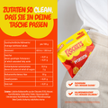 Sauer Pfirsich Gummies  – Fruchtgummis ohne Industriezucker & Süßstoffe, vegan, eigene Herstellung in Deutschland