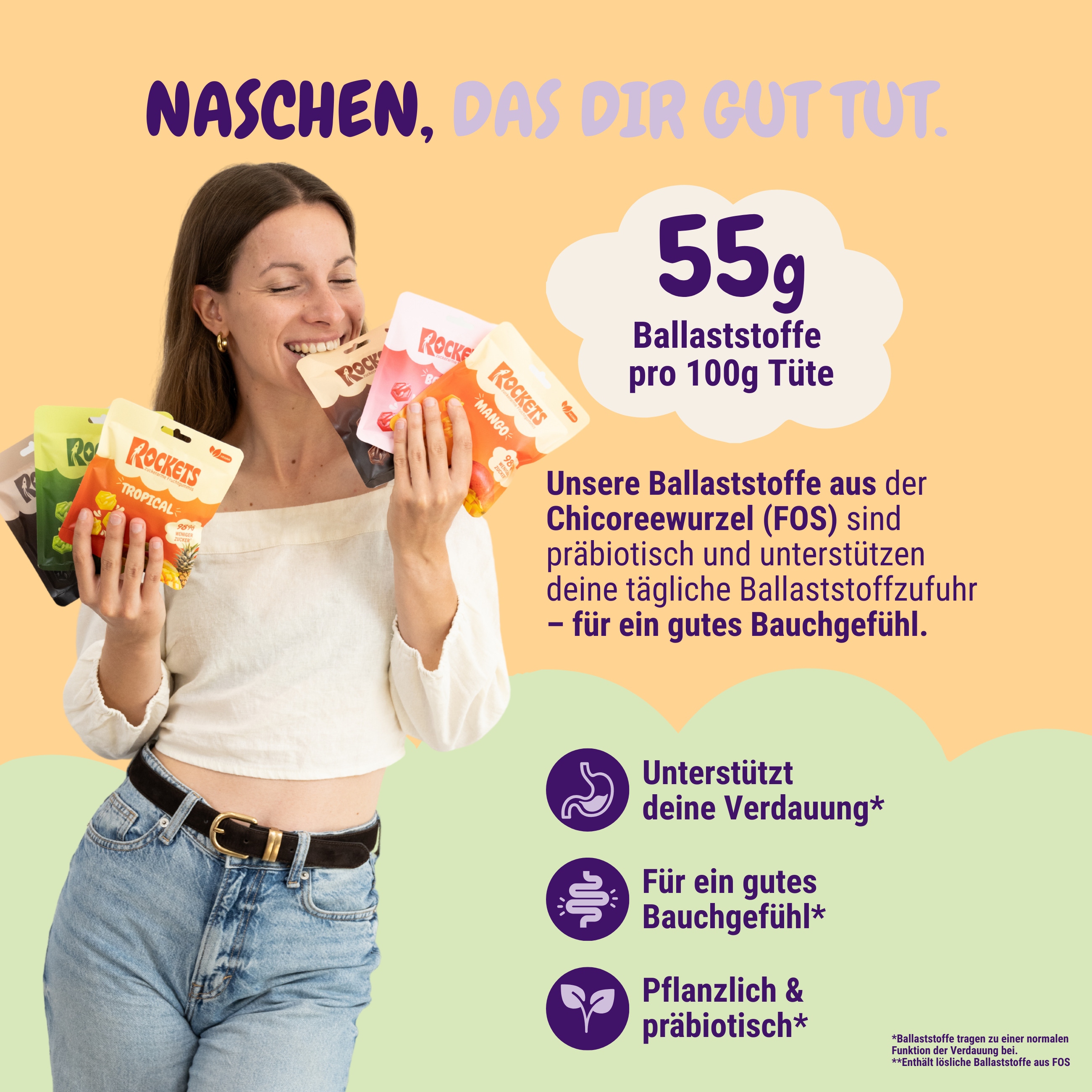 low sugar Gummies – Fruchtgummis ohne Industriezucker & Süßstoffe, vegan, eigene Herstellung in Deutschland