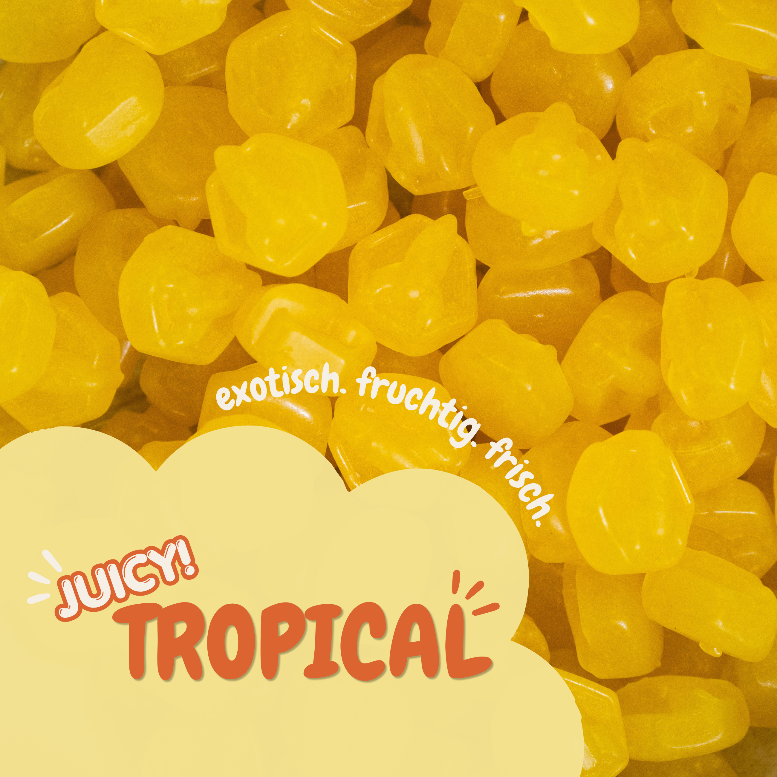 Sunny Tropical Gummies – Fruchtgummis ohne Industriezucker & Süßstoffe, vegan, eigene Herstellung in Deutschland