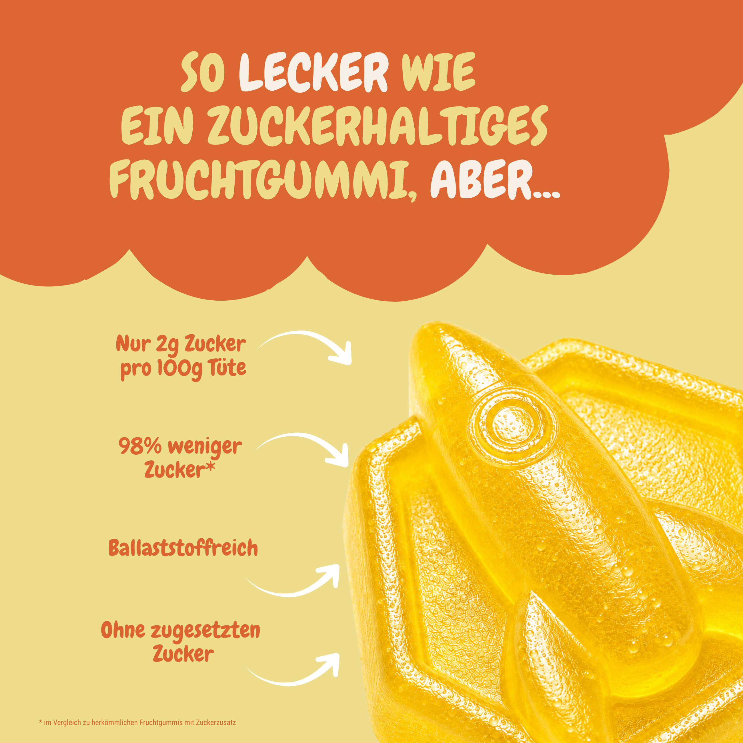 Sunny Tropical Gummies – Fruchtgummis ohne Industriezucker & Süßstoffe, vegan, eigene Herstellung in Deutschland